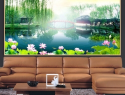 Tranh Dán Tường 3D Phong Thủy Tiến Phát Pttp129