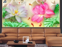 Tranh Dán Tường 3D Phong Thủy Tiến Phát Pttp131