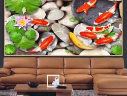 Tranh Dán Tường 3D Phong Thủy Tiến Phát Pttp133