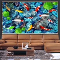 Tranh Dán Tường 3D Phong Thủy Tiến Phát Pttp134