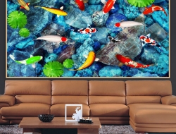 Tranh Dán Tường 3D Phong Thủy Tiến Phát Pttp134