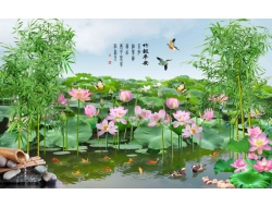 Tranh Dán Tường 3D Phong Thủy Tiến Phát Pttp100 Tranh Dán Tường 3D Phong Thủy Tiến Phát Pttp100