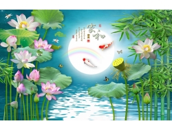 Tranh Dán Tường 3D Phong Thủy Tiến Phát Pttp101 Tranh Dán Tường 3D Phong Thủy Tiến Phát Pttp101