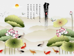 Tranh Dán Tường 3D Phong Thủy Tiến Phát Pttp103