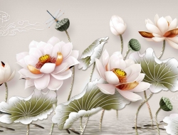 Tranh Dán Tường 3D Phong Thủy Tiến Phát Pttp105