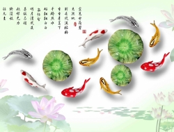 Tranh Dán Tường 3D Phong Thủy Tiến Phát Pttp108