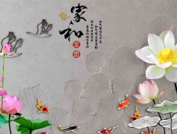 Tranh Dán Tường 3D Phong Thủy Tiến Phát Pttp82