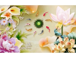 Tranh Dán Tường 3D Phong Thủy Tiến Phát Pttp91 Tranh Dán Tường 3D Phong Thủy Tiến Phát Pttp91