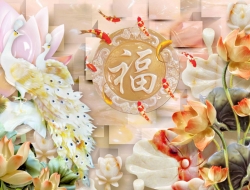 Tranh Dán Tường 3D Phong Thủy Tiến Phát Pttp93