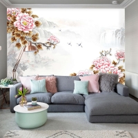 Tranh Dán Tường 3D Họa Tiết Cá Giũa Hồ Sen Tiến Phát Svtp10 Tranh Dán Tường 3D Họa Tiết Cá Giũa Hồ Sen Tiến Phát Svtp10