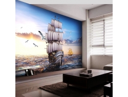 Tranh Dán Tường 3D Họa Tiết Chiếc Thuyền Ngoài Khơi Tiến Phát Tnktp04 Tranh Dán Tường 3D Họa Tiết Chiếc Thuyền Ngoài Khơi Tiến Phát Tnktp04