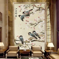 Tranh Dán Tường 3D Họa Tiết Chim Én Xuân Tiến Phát Tpdc06
