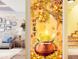 Tranh Dán Tường 3D Họa Tiết Cá Và Hoa Sen Tiến Phát Đẹp Chsd02 Tranh Dán Tường 3D Họa Tiết Cá Và Hoa Sen Tiến Phát Đẹp Chsd02