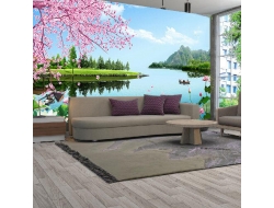 Tranh Dán Tường Phong Thủy PT45 Tranh Dán Tường Phong Thủy PT45