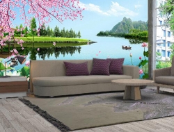 Tranh Dán Tường Phong Thủy PT45 Tranh Dán Tường Phong Thủy PT45