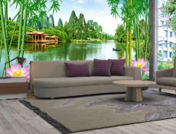 Tranh Dán Tường Phong Thủy PT48 Tranh Dán Tường Phong Thủy PT48