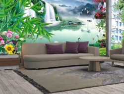 Tranh Dán Tường Phong Thủy PT52 Tranh Dán Tường Phong Thủy PT52