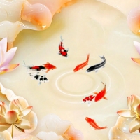 Tranh Dán Tường Phong Thủy PT54 Tranh Dán Tường Phong Thủy PT54