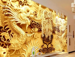 Tranh Dán Tường Phong Thủy PT03 Tranh Dán Tường Phong Thủy PT03