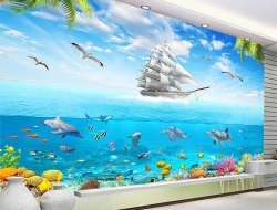 Tranh Dán Tường Phong Thủy PT12 Tranh Dán Tường Phong Thủy PT12