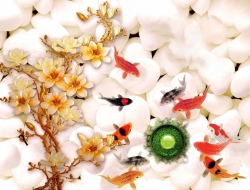 Tranh Dán Tường Phong Thủy PT32 Tranh Dán Tường Phong Thủy PT32