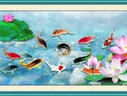 Tranh Dán Tường Phong Thủy PT36 Tranh Dán Tường Phong Thủy PT36