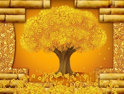 Tranh Dán Tường Phong Thủy PT37 Tranh Dán Tường Phong Thủy PT37