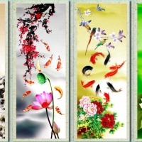 Tranh Dán Tường Phong Thủy PT43