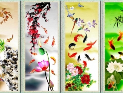 Tranh Dán Tường Phong Thủy PT43 Tranh Dán Tường Phong Thủy PT43