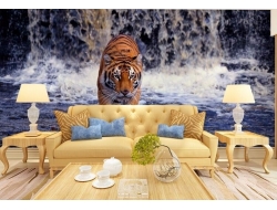 Tranh Dán Tường 3D Hổ Nghệ Thuật Đẹp Chnt01 Tranh Dán Tường 3D Hổ Nghệ Thuật Đẹp Chnt01