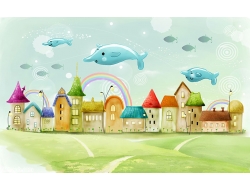 Tranh Dán Tường Phòng Trẻ Em 336