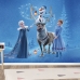 Tranh 3D Dán Tường Công Chúa Elsa Và Các Bạn TTE8032