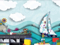 Tranh Dán Tường Phòng Trẻ Em 215 Tranh Dán Tường Phòng Trẻ Em 215