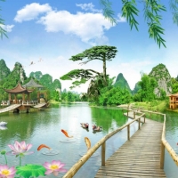 Tranh Dán Tường Siêu Ngang SN08 Tranh Dán Tường Siêu Ngang SN08