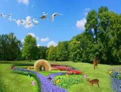  Tranh Dán Tường Siêu Ngang SN09