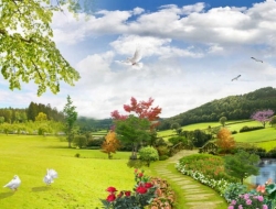  Tranh Dán Tường Siêu Ngang SN12