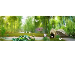 Tranh Dán Tường Siêu Ngang SN34 Tranh Dán Tường Siêu Ngang SN34