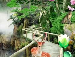 Tranh Dán Tường 3D Sơn Thủy Tiến Phát Sttp13