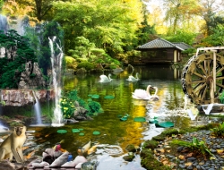 Tranh Dán Tường 3D Sơn Thủy Tiến Phát Sttp16