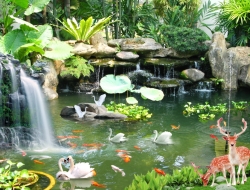 Tranh Dán Tường 3D Sơn Thủy Tiến Phát Sttp17