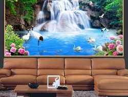 Tranh Dán Tường 3D Sơn Thủy Tiến Phát Sttp50