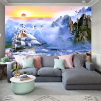 Tranh Dán Tường 3D Quang Cảnh Núi Rừng Đẹp Tiến Phát Nrtp03 Tranh Dán Tường 3D Quang Cảnh Núi Rừng Đẹp Tiến Phát Nrtp03