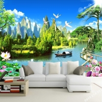 Tranh Dán Tường 3D Quang Cảnh Núi Rừng Đẹp Tiến Phát Nrtp05 Tranh Dán Tường 3D Quang Cảnh Núi Rừng Đẹp Tiến Phát Nrtp05