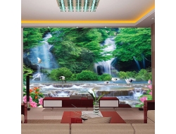Tranh Dán Tường 3D Quang Cảnh Núi Rừng Đẹp Tiến Phát Nrtp06