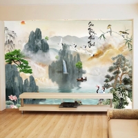 Tranh Dán Tường 3D Quang Cảnh Núi Rừng Đẹp Tiến Phát Nrtp11 Tranh Dán Tường 3D Quang Cảnh Núi Rừng Đẹp Tiến Phát Nrtp11