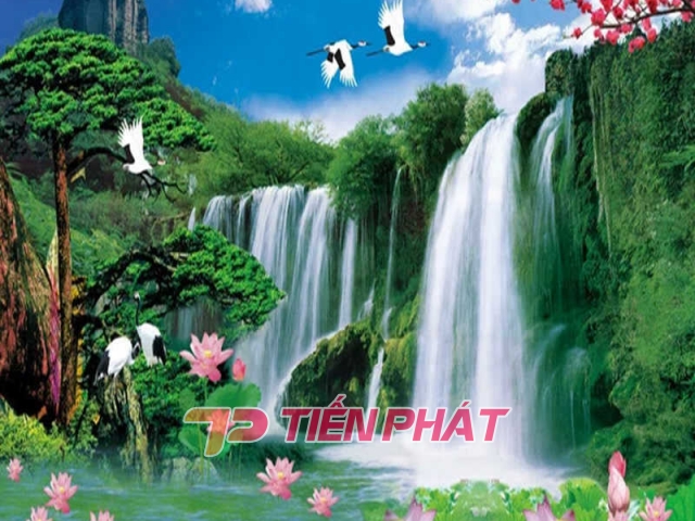 Tranh Dán Tường Sơn Thủy ST02 Tranh Dán Tường Sơn Thủy ST02