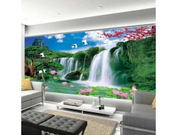 Tranh Dán Tường Sơn Thủy ST02