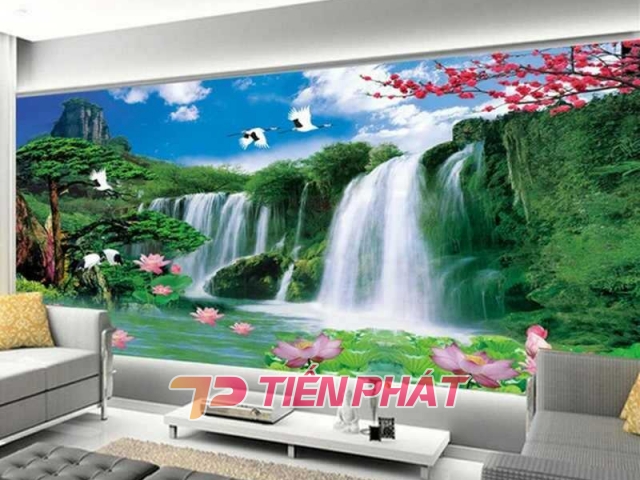 Tranh Dán Tường Sơn Thủy ST02 Tranh Dán Tường Sơn Thủy ST02