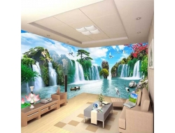 Tranh Dán Tường Sơn Thủy ST07