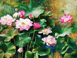 Tranh Dán Tường Sơn Thủy ST11